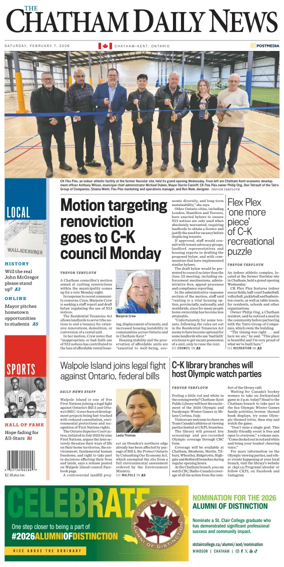 Cover of The Chatham Daily News