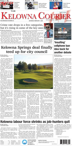 Cover of The Daily Courier
