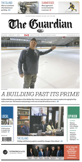 Cover of The Guardian (Charlottetown)