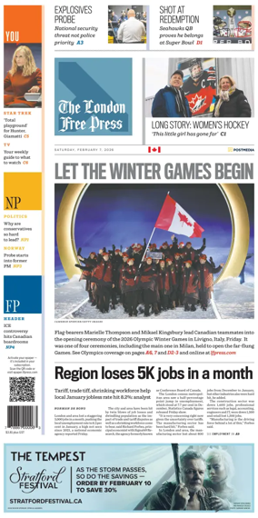 Cover of The London Free Press