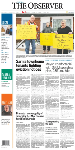 Cover of The Observer (Sarnia)