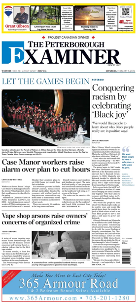 Cover of The Peterborough Examiner