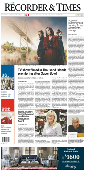 Cover of The Recorder & Times (Brockville)