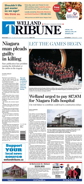 Cover of The Welland Tribune