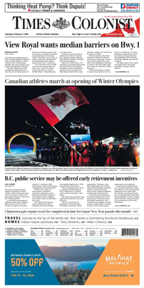 Cover of Times Colonist