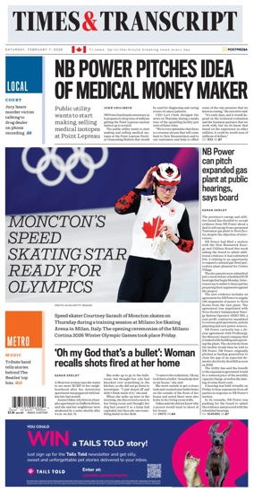 Cover of Times & Transcript