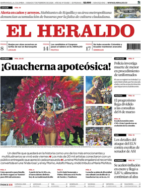 Cover of El Heraldo (Colombia)