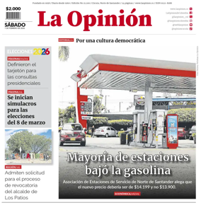 Cover of La Opinion