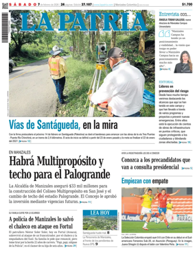 Cover of La Patria (Colombia)