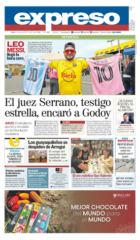 Cover of Diario Expreso