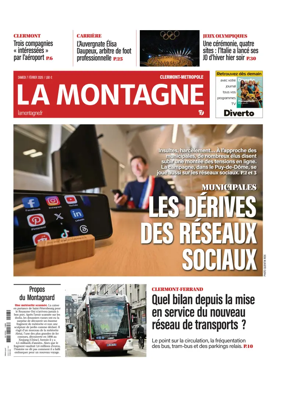 Cover of La Montagne (Clermont-Metropole)