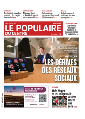 Cover of Le Populaire du Centre (Haute-Vienne)