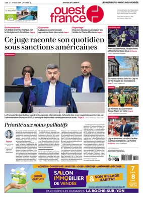 Cover of Ouest France (Les Herbiers / Montaigu)
