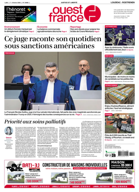 Cover of Ouest France (Loudeac / Rostrenen)