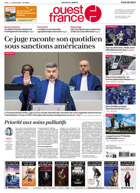 Cover of Ouest France (Pornic / Pays de Retz)
