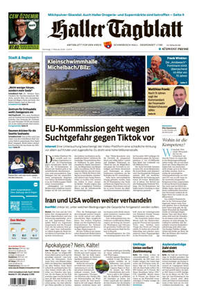 Cover of Haller Tagblatt