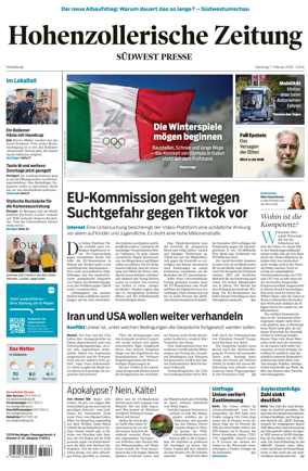 Cover of Hohenzollerische Zeitung