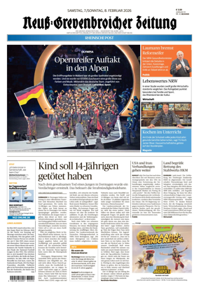 Cover of Neuss-Grevenbroicher Zeitung Neuss