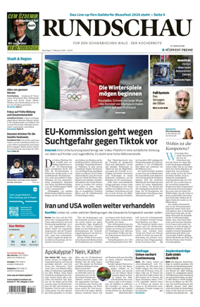 Cover of Rundschau fur den Schwabischen Wald – Der Kocherbote