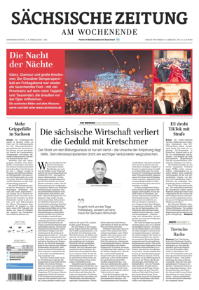 Cover of Sachsische Zeitung (Gorlitz & Niesky)