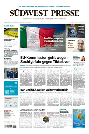 Cover of Sudwest Presse