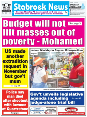 Cover of Stabroek News