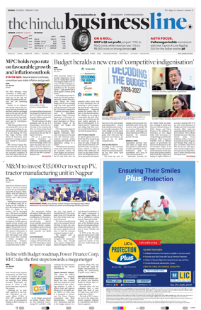 Cover of BusinessLine (Mumbai)