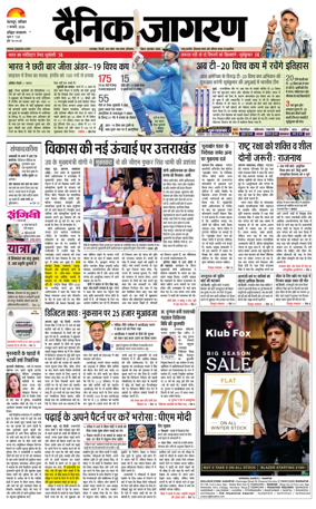 Cover of Dainik Jagran - Haridwar
