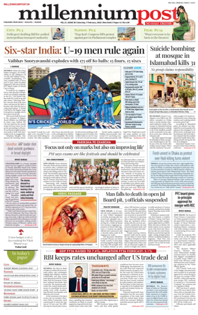 Cover of Millennium Post