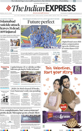 Cover of The Indian Express
