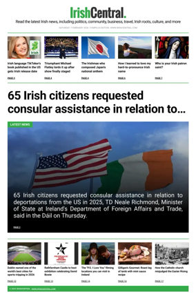 Cover of Irish Central