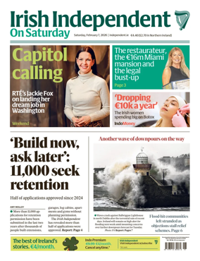 Cover of Irish Independent
