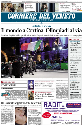 Cover of Corriere del Veneto (Treviso e Belluno)