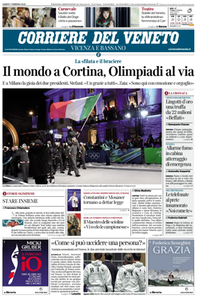 Cover of Corriere del Veneto (Vicenza e Bassano)