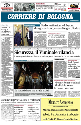 Cover of Corriere di Bologna