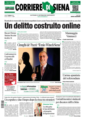 Cover of Corriere di Siena