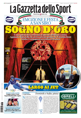 Cover of La Gazzetta dello Sport - Roma