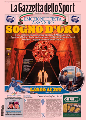 Cover of La Gazzetta dello Sport