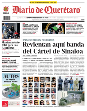 Cover of Diario de Queretaro