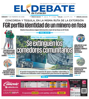 Cover of El Debate de Culiacan