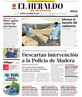 Cover of El Heraldo de Chihuahua