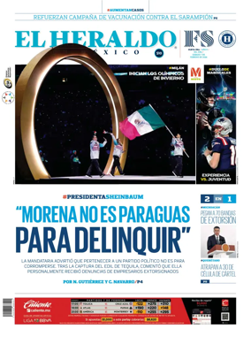 Cover of El Heraldo de Mexico