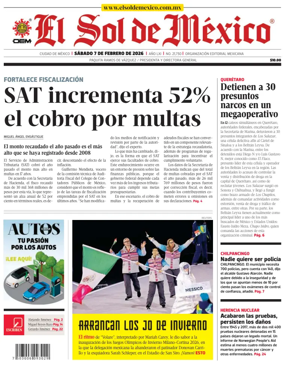 Cover of El Sol de Mexico