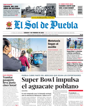 Cover of El Sol de Puebla