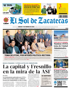 Cover of El Sol de Zacatecas