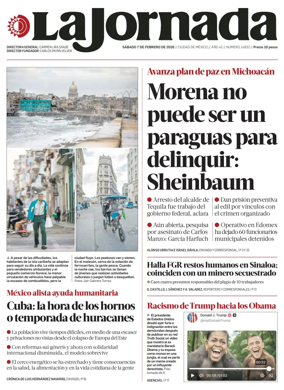 Cover of La Jornada