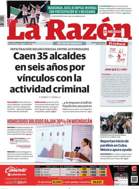 Cover of La Razon de Mexico
