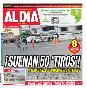 Cover of Periodico Al Dia (Celaya)