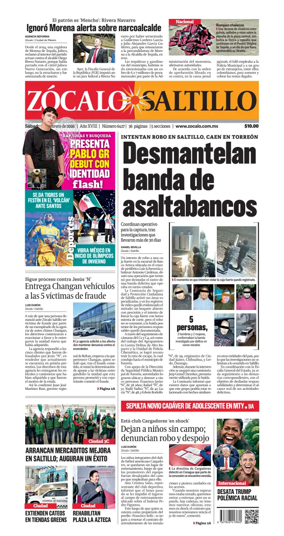 Cover of Zocalo Saltillo