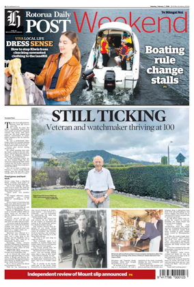 Cover of Rotorua Daily Post